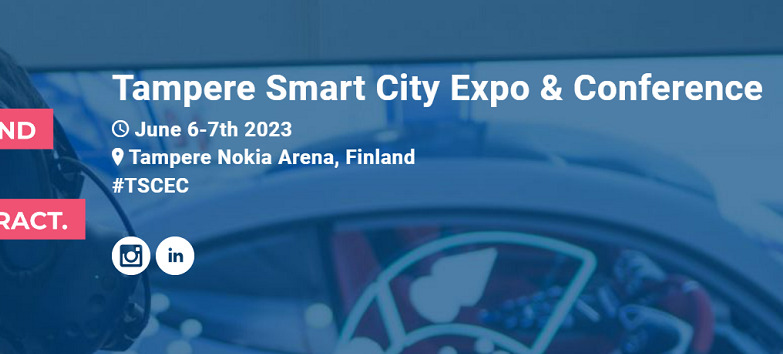 Tampere Smart City Expo 2023 -mainos